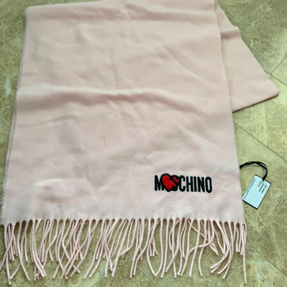 Pink Moschino Scarf
